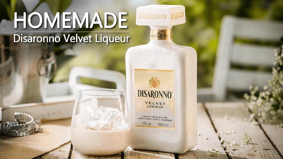 Homemade Amaretto Liqueur with Cream (Disaronno Velvet Recipe)