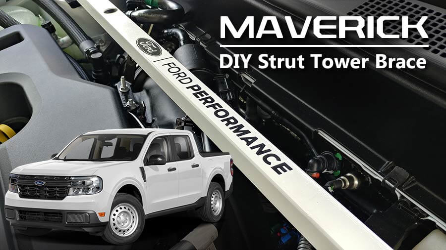 Custom DIY Strut Tower Brace for My Ford Maverick