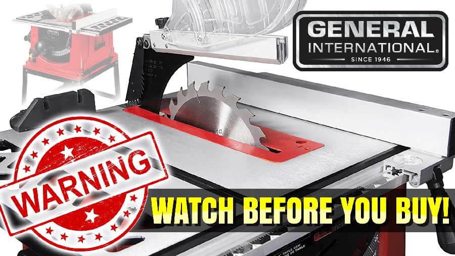 General International Table Saw Review & Mods