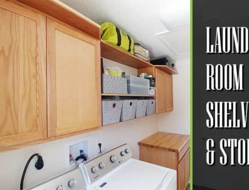 Laundry Room Shelves & Storage Ideas