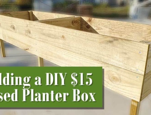 Raised Planter Box | Making DIY Planting Boxes With or Without Legs for Vegetable Garden